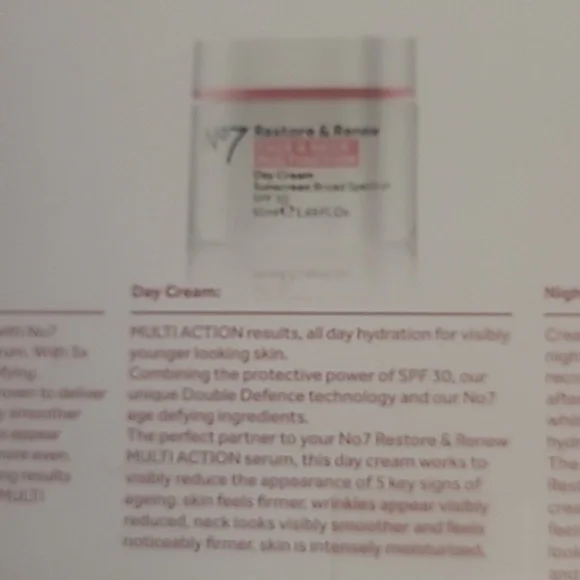 No7 Restore Renew MultiAction Face & Neck Treatment Anti Aging Skincare System - Picture 5 of 7